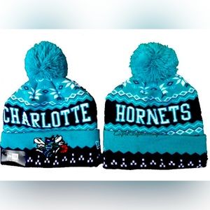 New Charlotte hornets beanie new with tags unisex one size fits all